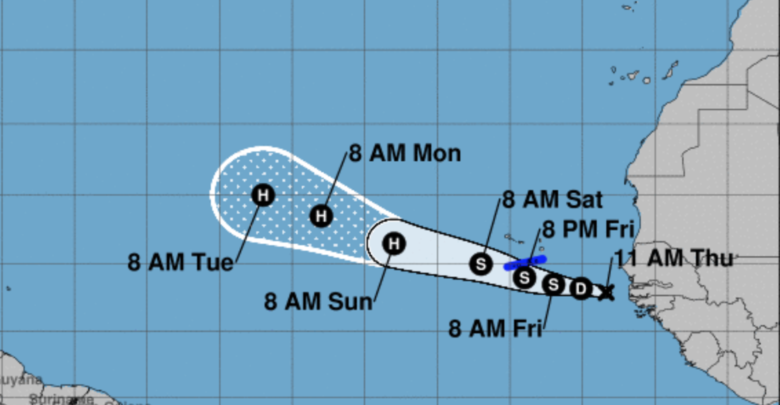 Tropical Storm Developing Near Cape Verde Islands, Forecast to Intensify - SXM Strong - | Maarten News, Beaches
