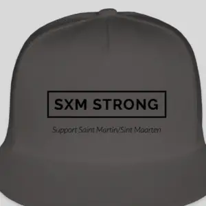 SXM Strong Trucker Hat - Gray and Black