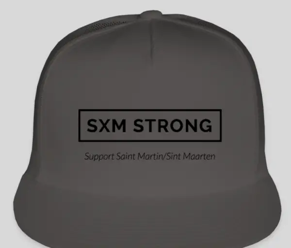 SXM Strong Trucker Hat - Gray and Black